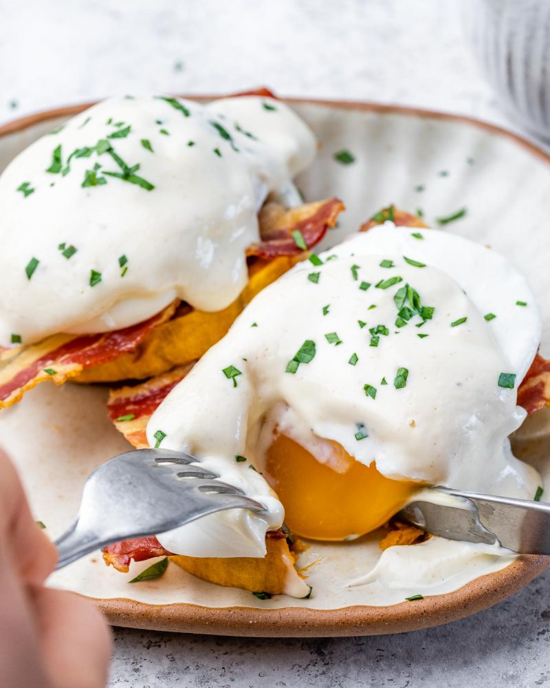 Sweet Potato Eggs Benedict Clean Food Crush