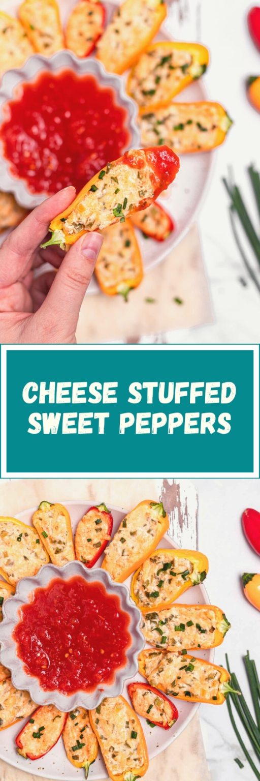 Cheese Stuffed Mini Sweet Peppers | Clean Food Crush