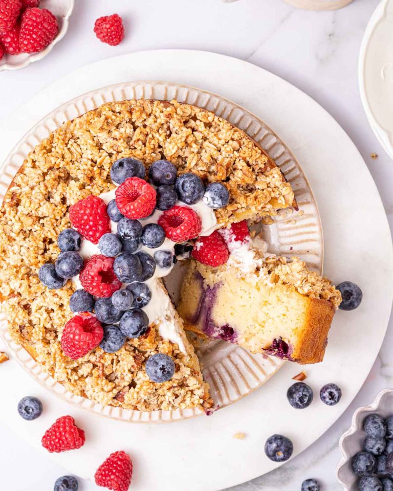 Yogurt Berry Breakfast Cake Clean Food Crush