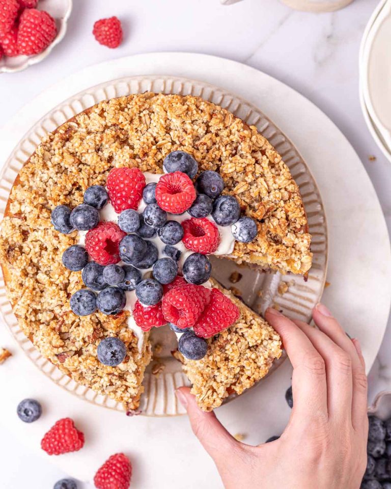 Yogurt Berry Breakfast Cake Clean Food Crush