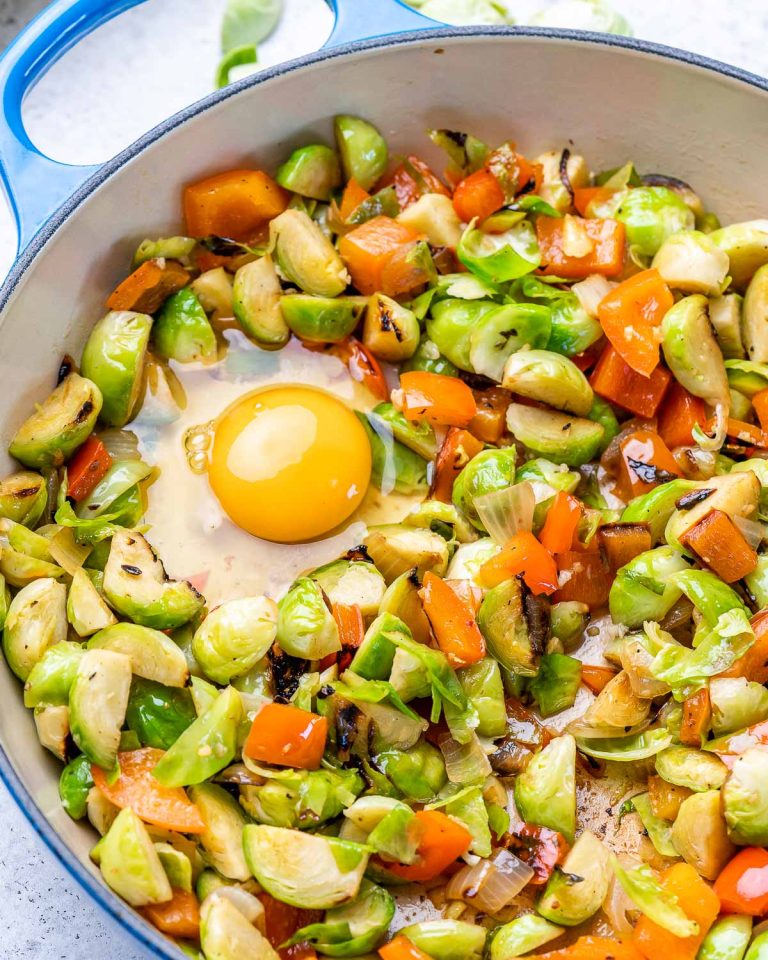 Brussels Sprouts Hash Clean Food Crush