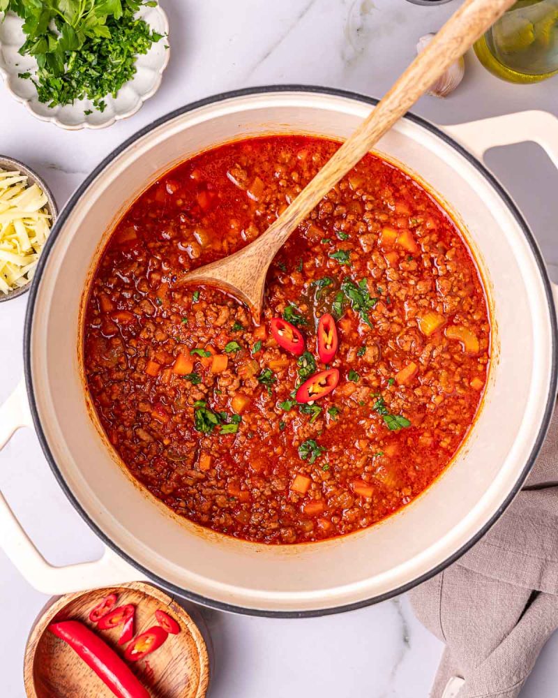 CFC’s Famous Week ONE Beefy Beanless Chili Clean Food Crush