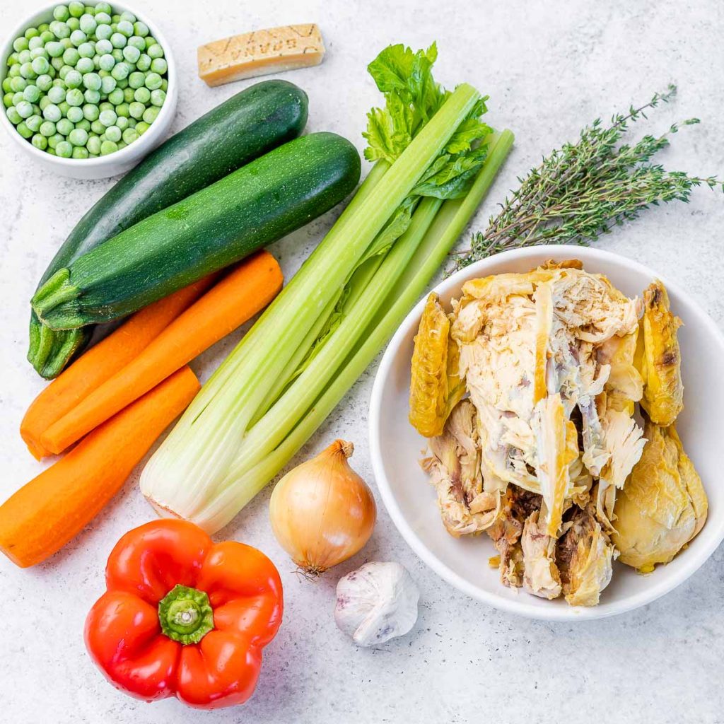 Flavorful Leftover Chicken Carcass Soup | Clean Food Crush