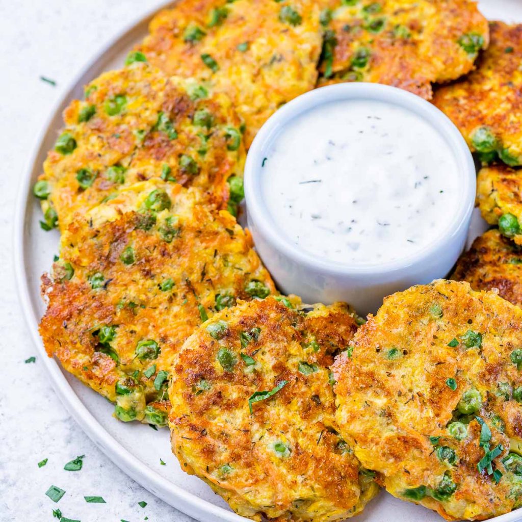 Easy Vegetable Fritters | Clean Food Crush