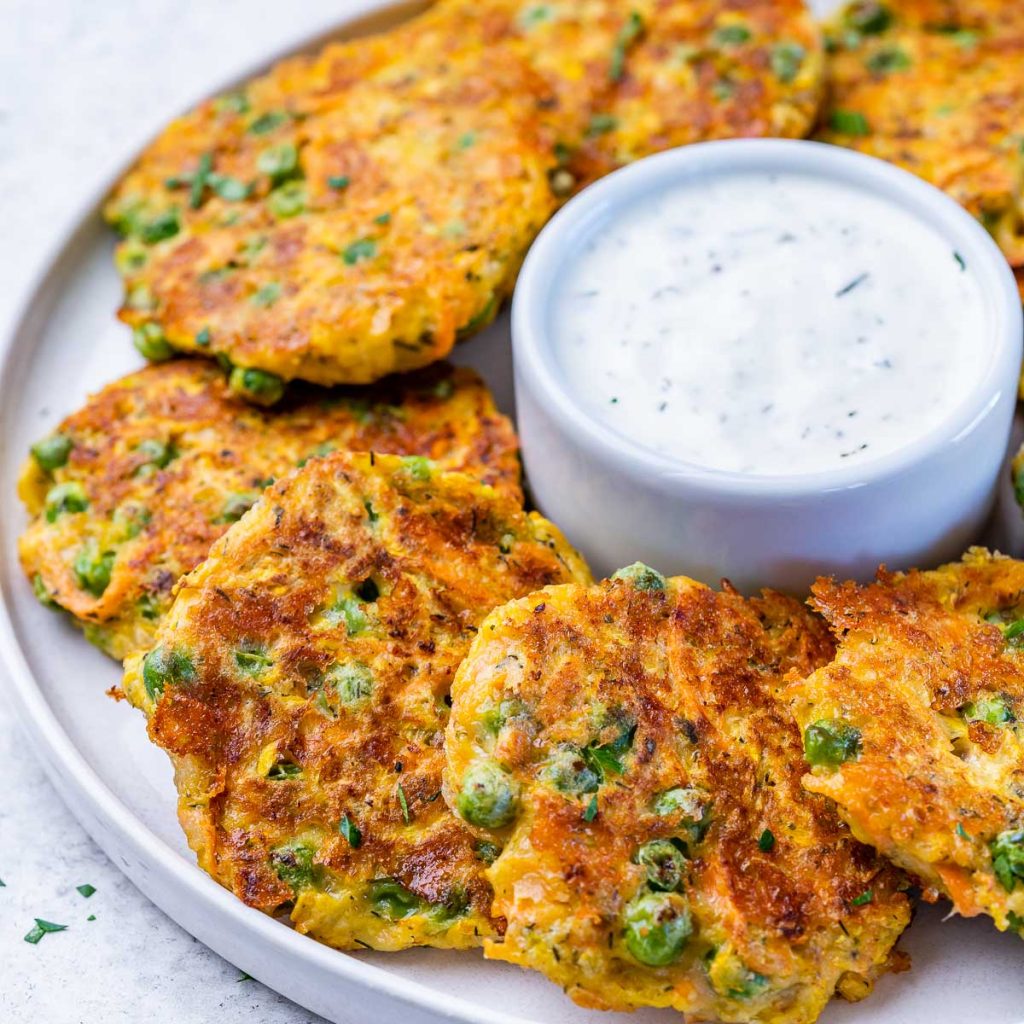 Easy Vegetable Fritters Clean Food Crush