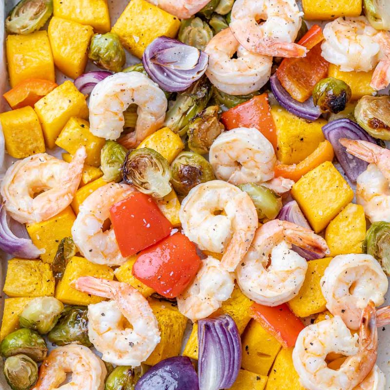 Honey Mustard Shrimp + Veggie Meal Prep Bowls Clean Food Crush