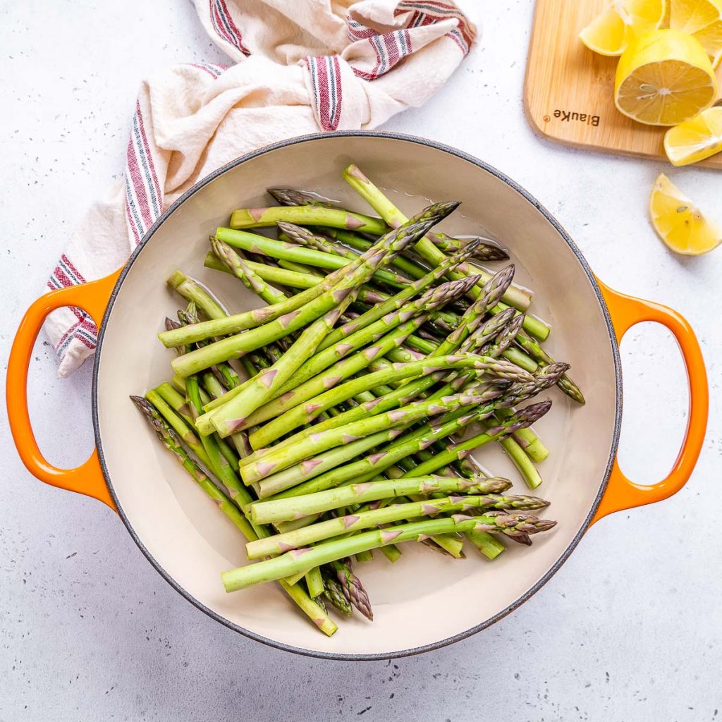 [VIDEO] Quick PanSteam Method for Asparagus Clean Food Crush