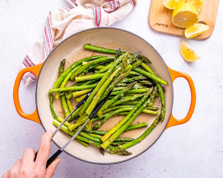 [VIDEO] Quick PanSteam Method for Asparagus Clean Food Crush