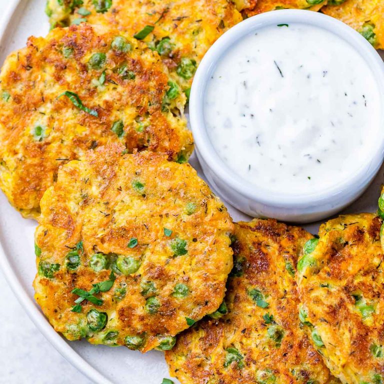 Easy Vegetable Fritters | Clean Food Crush