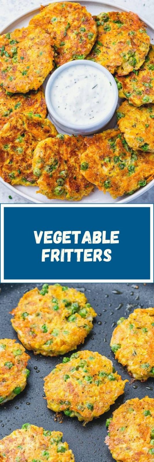 Easy Vegetable Fritters | Clean Food Crush