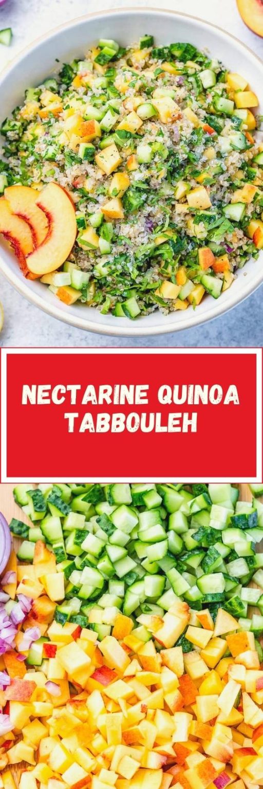 Nectarine Quinoa Tabbouleh Clean Food Crush