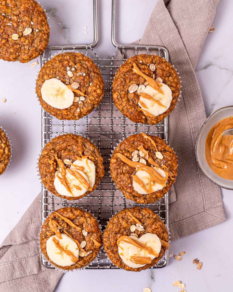 Peanut Butter Banana Muffins Clean Food Crush