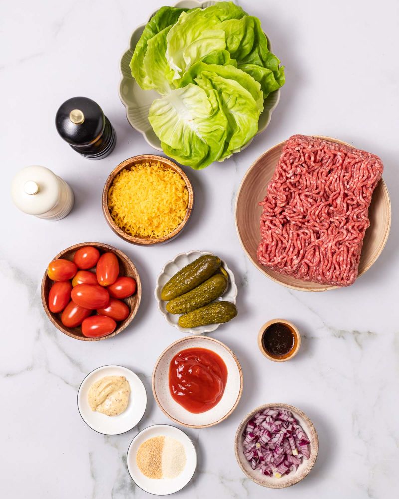 Quick Cheeseburger Lettuce Wraps | Clean Food Crush