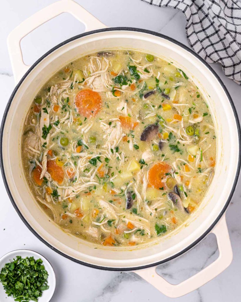 Chicken Pot Pie Soup | Clean Food Crush