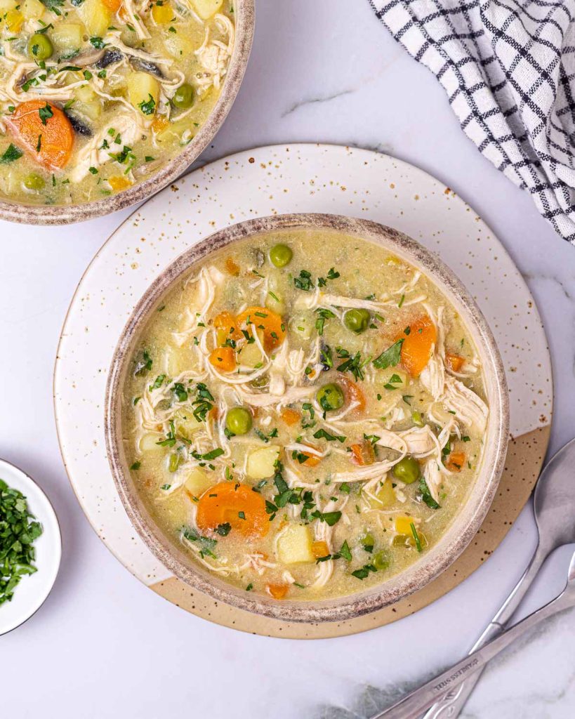 Chicken Pot Pie Soup 