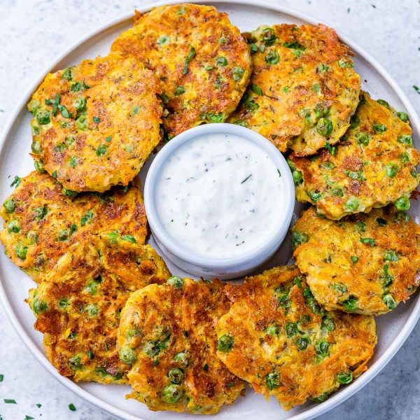 Easy Vegetable Fritters | Clean Food Crush