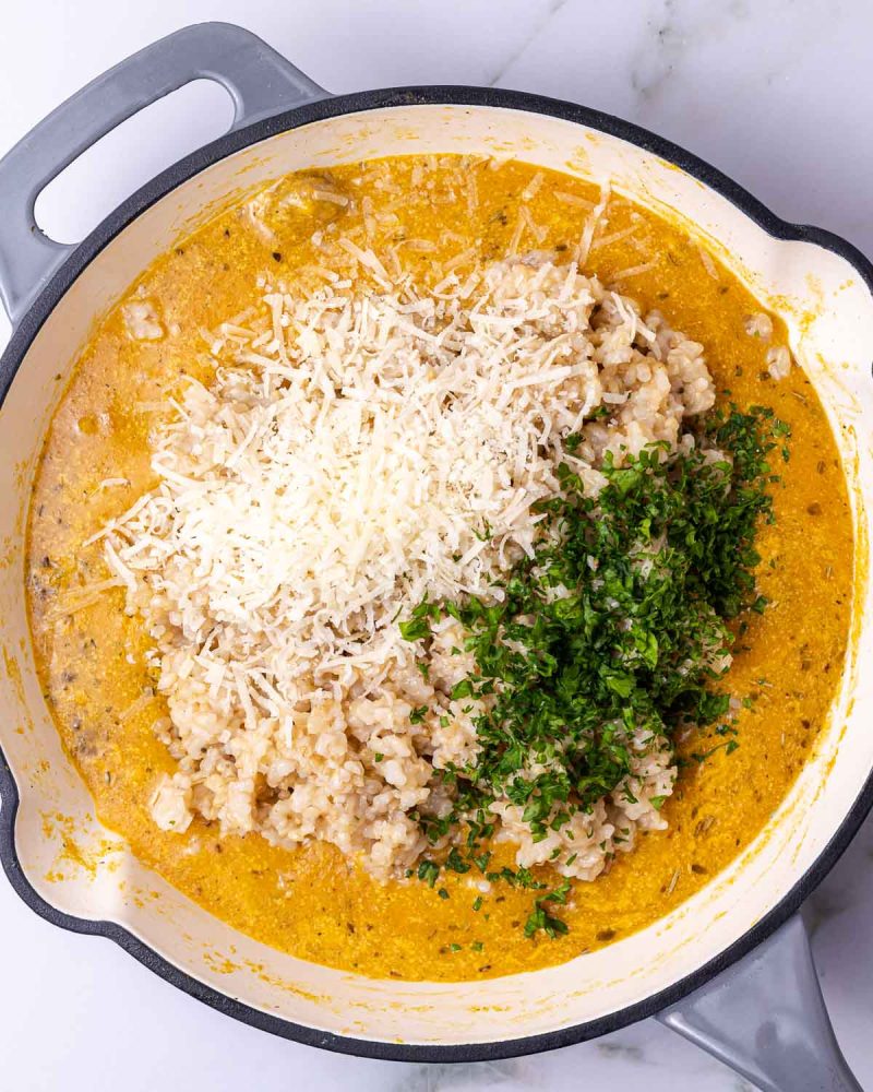 Creamy Butternut Squash + Rice & Sausage Clean Food Crush