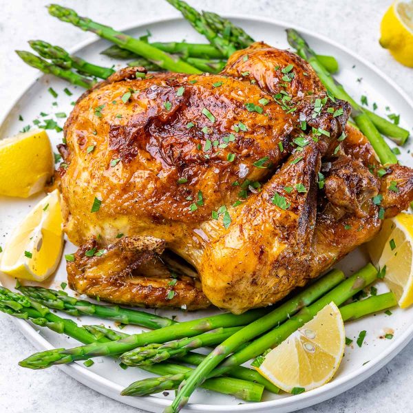 [VIDEO] Air Fryer Whole Chicken | Clean Food Crush