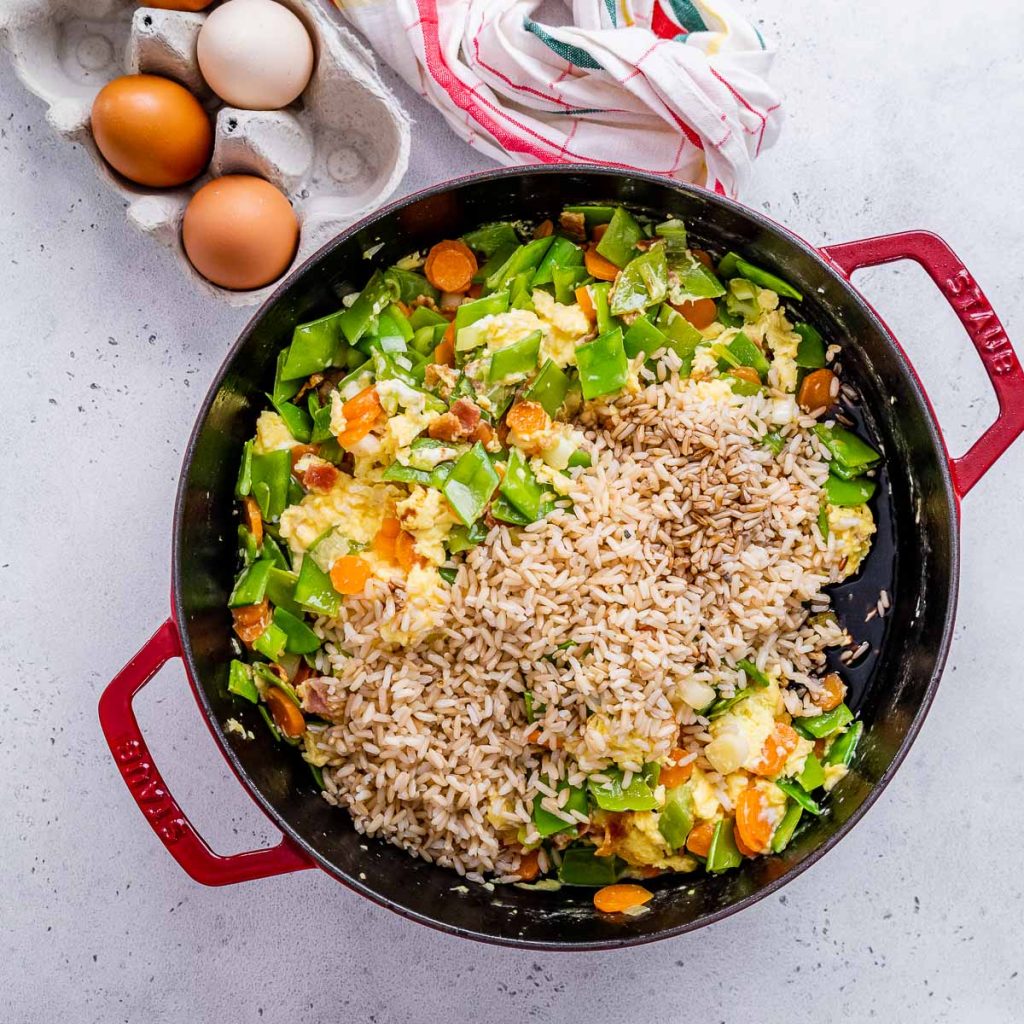 [VIDEO] Bacon & Egg Fried Rice Clean Food Crush