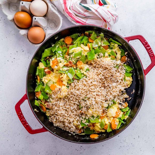 [VIDEO] Bacon & Egg Fried Rice Clean Food Crush