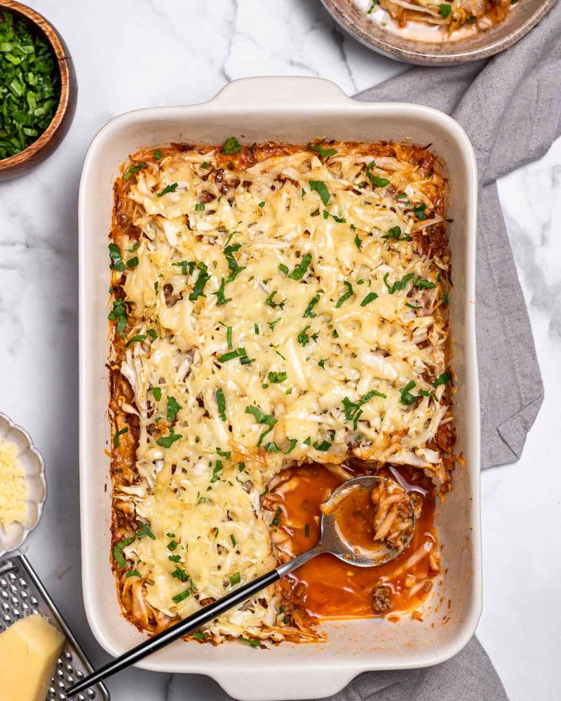 Hot N’ Hearty Melty Cabbage Casserole | Clean Food Crush