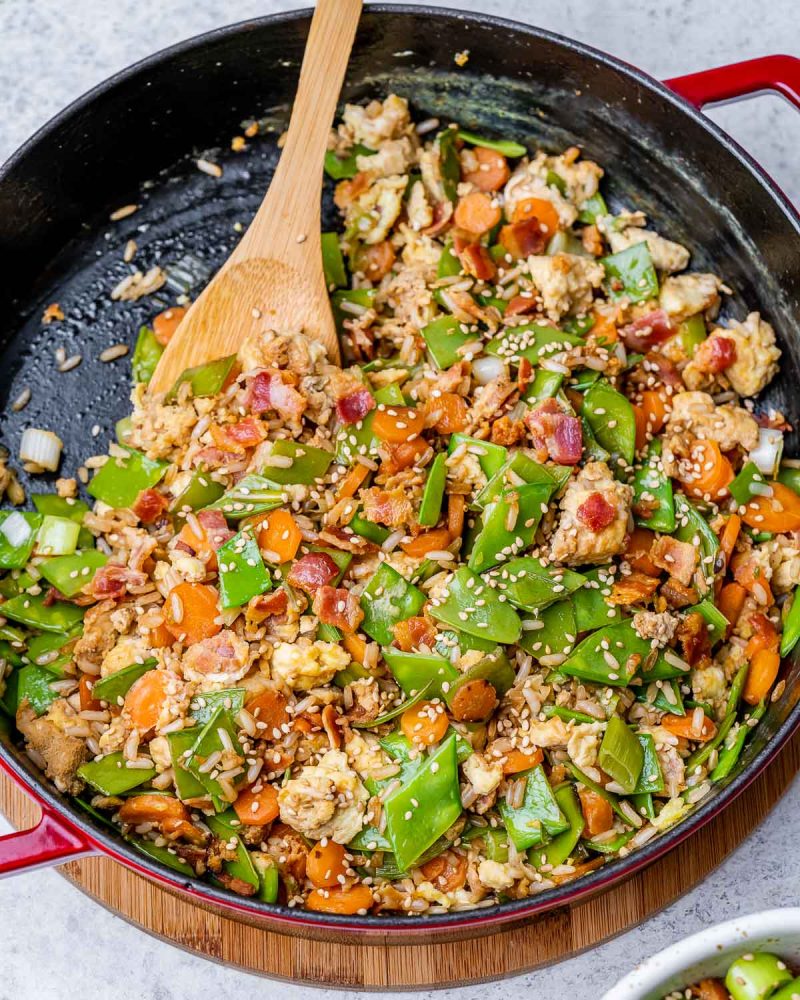 [VIDEO] Bacon & Egg Fried Rice Clean Food Crush