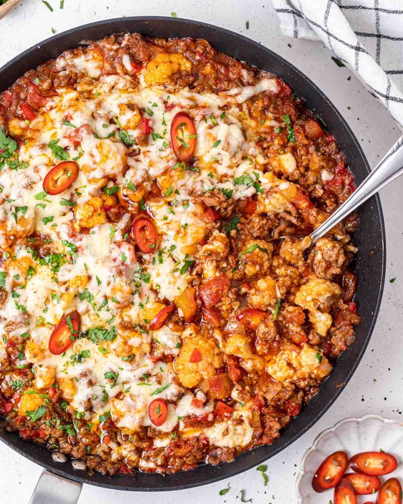 Beef + Cauliflower Stove-top Casserole | Clean Food Crush