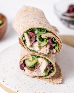 Chicken Caesar Salad Wraps | Clean Food Crush