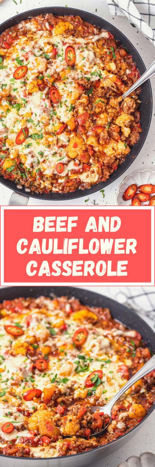 Beef + Cauliflower Stove-top Casserole | Clean Food Crush