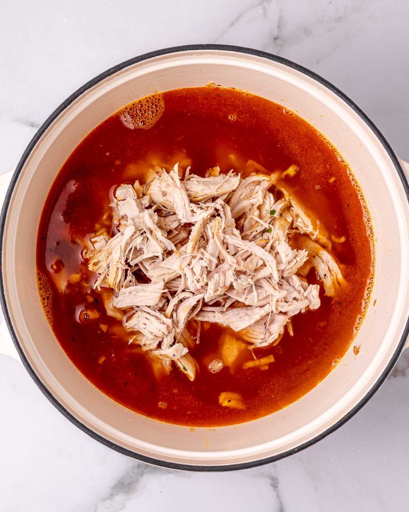 Quick Chicken Tortilla Soup | Clean Food Crush