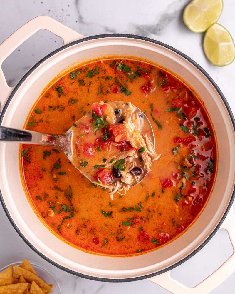 Quick Chicken Tortilla Soup Clean Food Crush