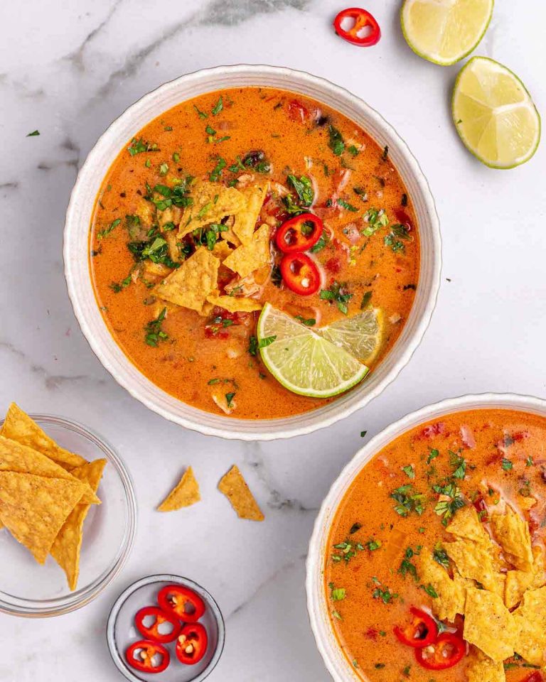 Quick Chicken Tortilla Soup Clean Food Crush