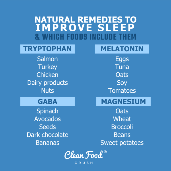 Get More and Better Quality Sleep With These 20 Recipes | Clean Food Crush