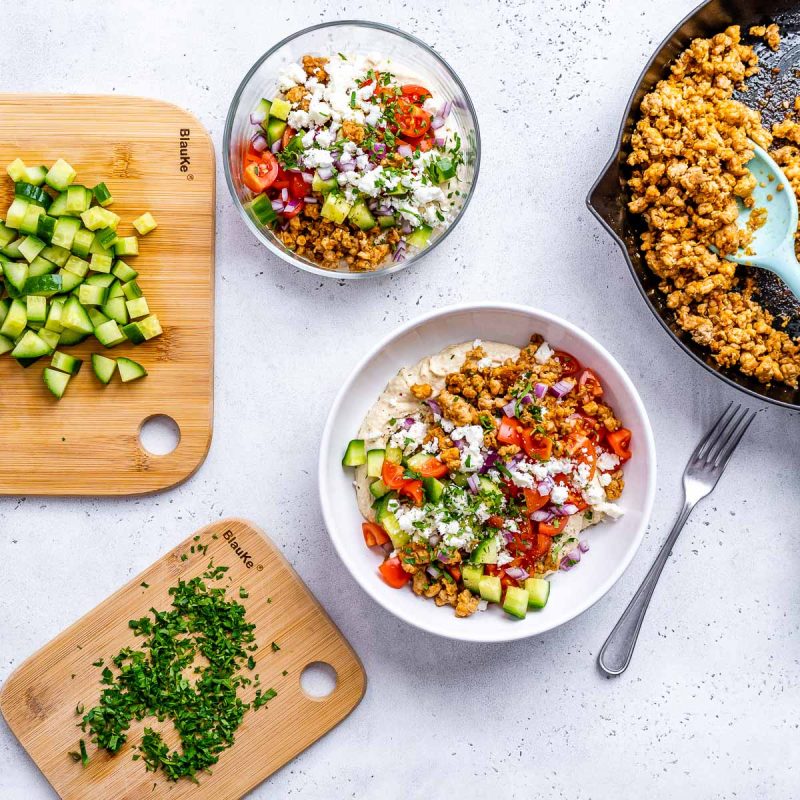 Chicken Hummus Bowls Clean Food Crush