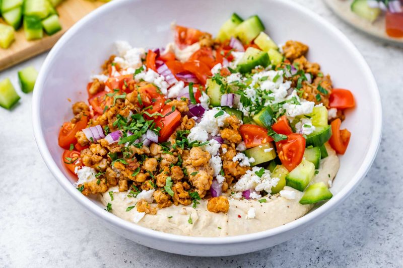 Chicken Hummus Bowls Clean Food Crush