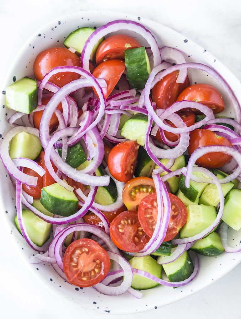 Mediterranean Inspired Quinoa Salad | Clean Food Crush