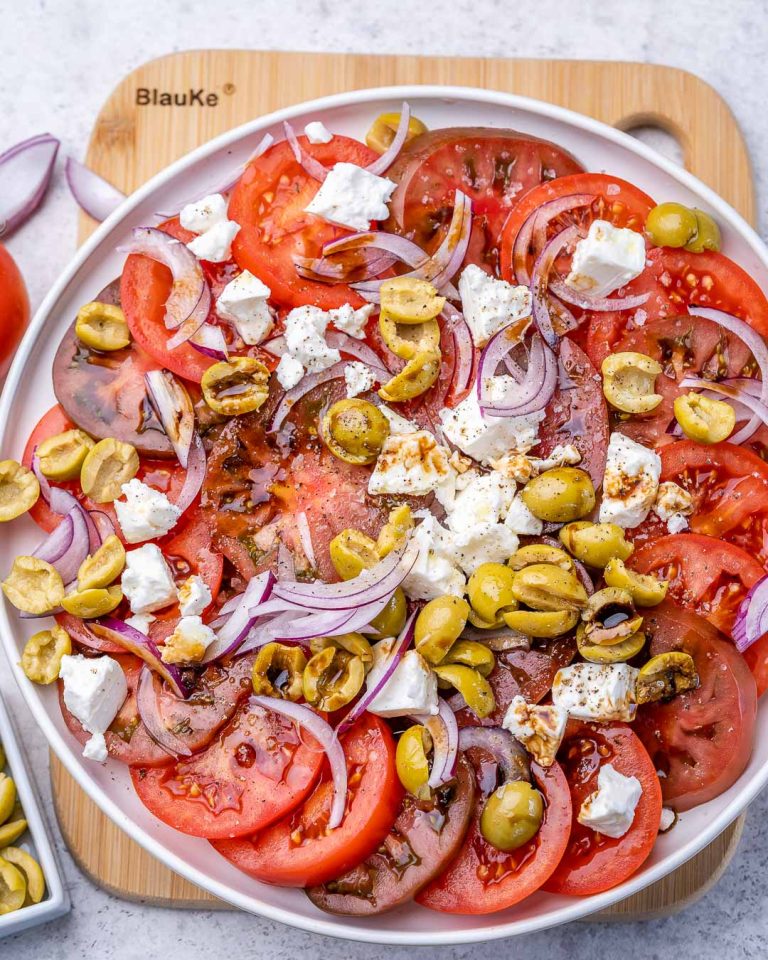 Sliced Garden Tomato Salad Clean Food Crush 