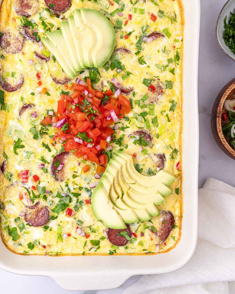 Tex-Mex Style Breakfast Casserole | Clean Food Crush