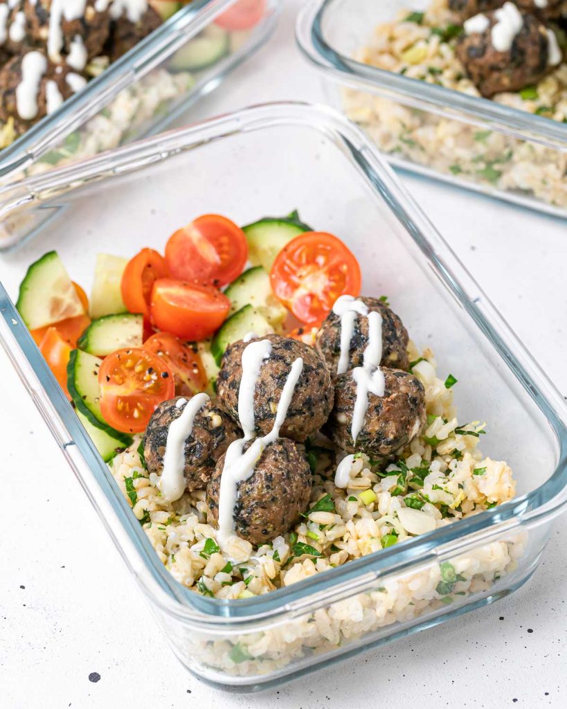 Beef Spinach Meatballs for Meal Prep Clean Food Crush