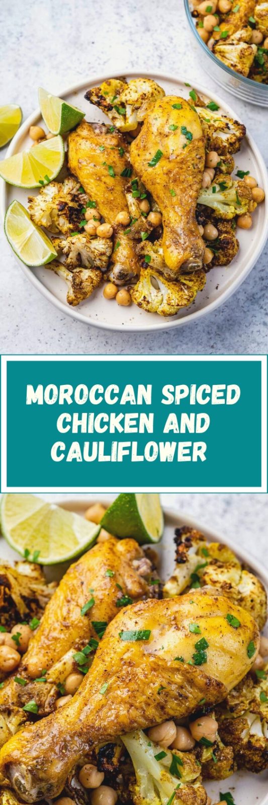 Moroccan Spiced Chicken & Cauliflower | Clean Food Crush