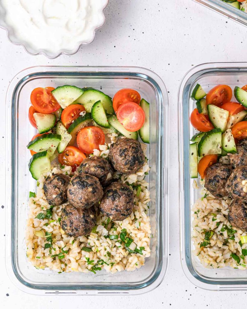 Beef Spinach Meatballs for Meal Prep | Clean Food Crush