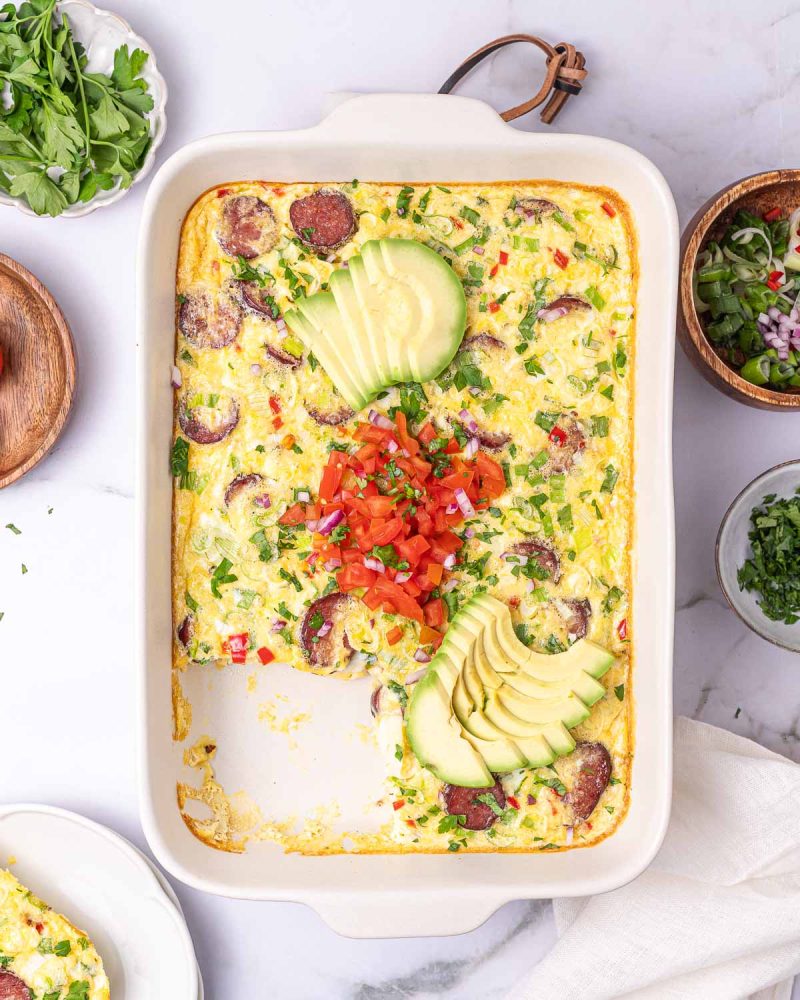 Tex-Mex Style Breakfast Casserole | Clean Food Crush