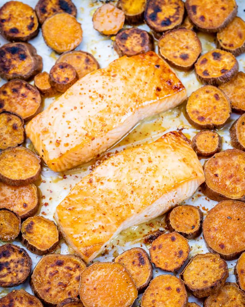 Maple Mustard Baked Salmon 🍯🐟 | Clean Food Crush