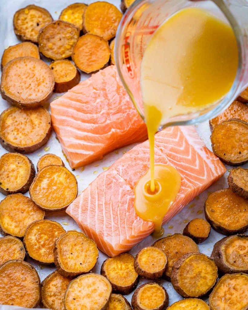 Maple Mustard Baked Salmon 🍯🐟 | Clean Food Crush
