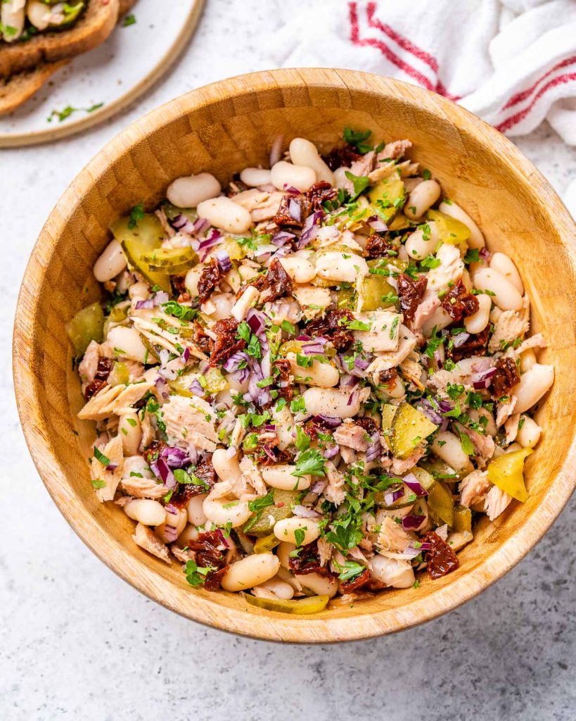 White Bean Tuna Salad | Clean Food Crush