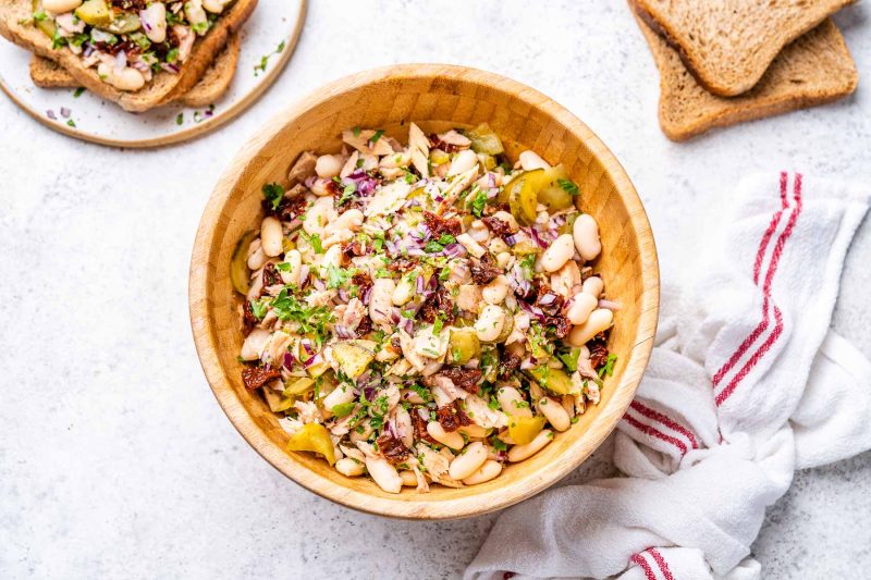 White Bean Tuna Salad | Clean Food Crush