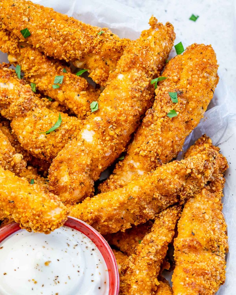 Air Fryer Chicken Fingers Clean Food Crush