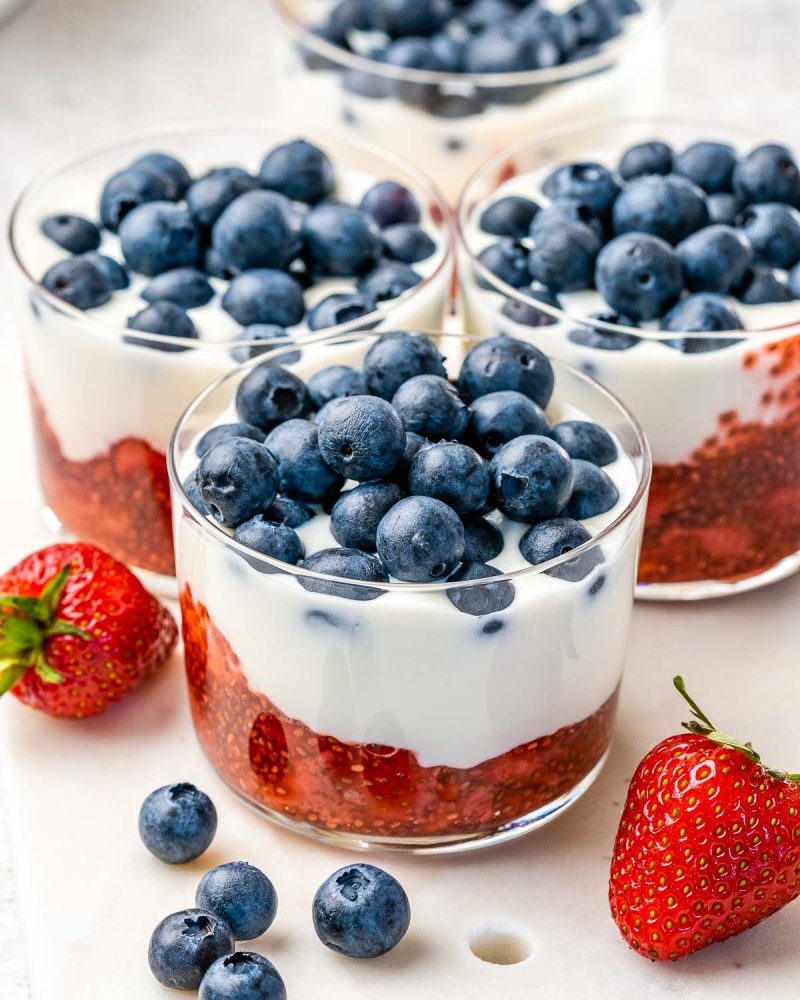 4th of July Protein Parfaits | Clean Food Crush