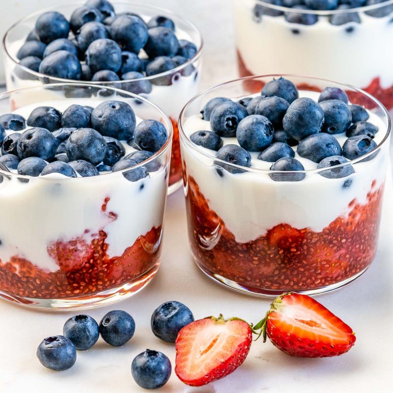 4th of July Protein Parfaits | Clean Food Crush