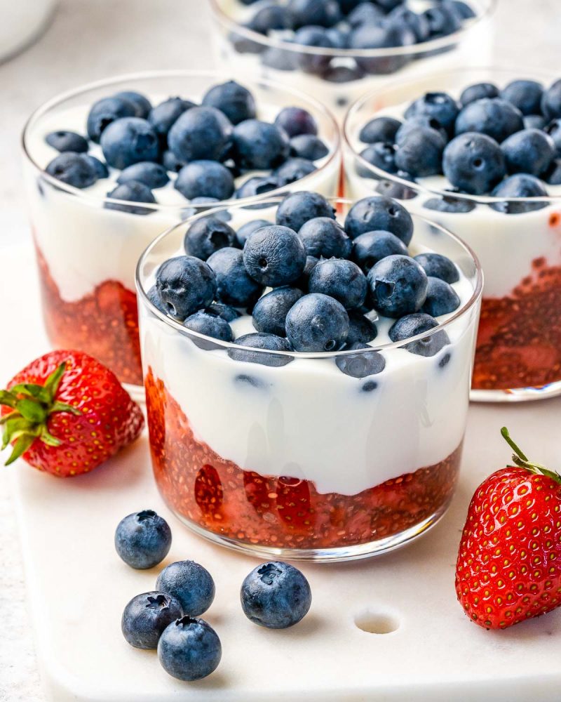 4th of July Protein Parfaits | Clean Food Crush